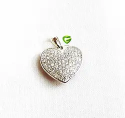 آویزسواروسکی نقره قلبا کد433