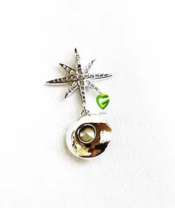 آویزسواروسکی نقره ستاری کد432