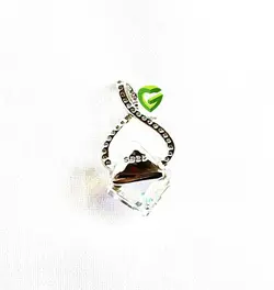 آویزسواروسکی نقره کعبه کد429