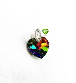 آویزسواروسکی نقره رنگی کد428