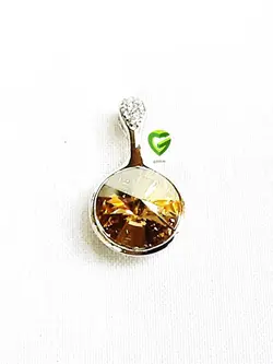 آویزسواروسکی نقره راکت کد424