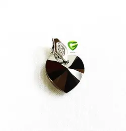 آویزسواروسکی نقره طوسی کد423