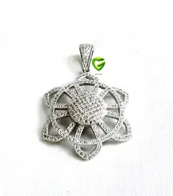 آویزنقره جواهر سپر کد384