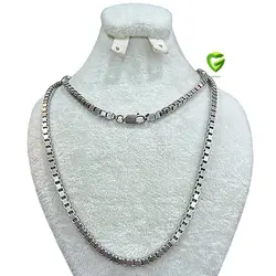 زنجیرنقره مردانه ونیز کد282