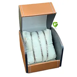 زنجیرنقره مردانه ونیز کد282