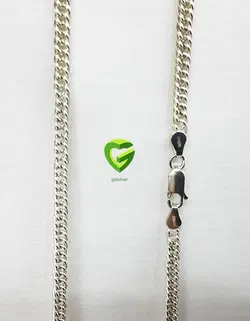 زنجیرنقره مردانه ریز کد283