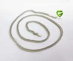 زنجیرنقره مردانه ریز کد283