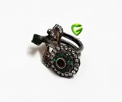 انگشترنقره عثمانی گل کد273