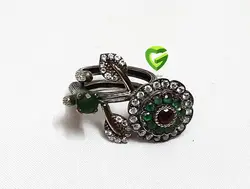 انگشترنقره عثمانی گل کد273