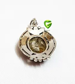 آویزنقره فیروزه12 کد 195