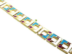 دستبنداستیل مربع کد 168