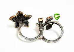 انگشترنقره عثمانی یاقوت کد146