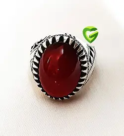 انگشترنقره مردانه خراسان کد120