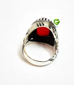 انگشترنقره مردانه خراسان کد120