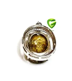 آویزنقره فیروزه1 کد 114