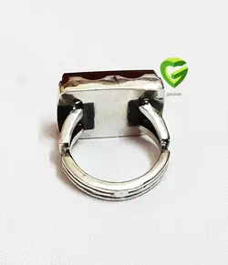 انگشترنقره مستطیل کد 102