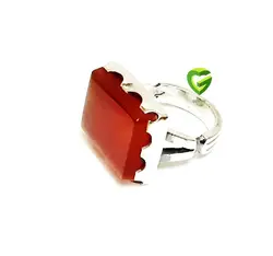 انگشترنقره مستطیل کد 102