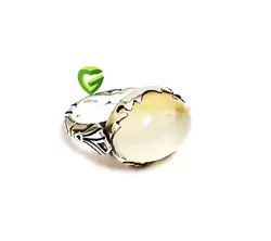 انگشترنقره مردانه زرد کد101