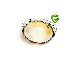 انگشترنقره مردانه زرد کد101