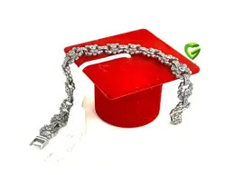 دستبند نقره ساده کد229