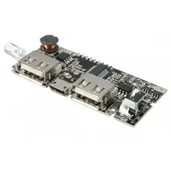 ماژول پاور بانک نمايشگر دار با 2 خروجي USB 