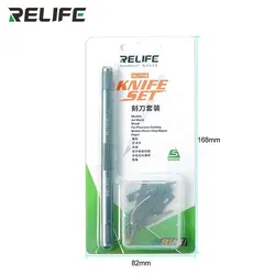 کاتر قلمي ريلايف مدل RELIFE RL-101B همراه با 7 عدد تيغ مختلف