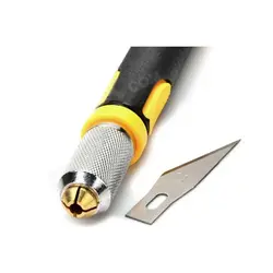 کاتر قلمي بدنه فلزي WLXY WL-9302S به همراه 10 تيغ يدک