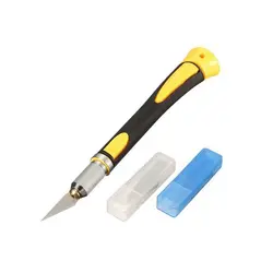 کاتر قلمي بدنه فلزي WLXY WL-9302S به همراه 10 تيغ يدک
