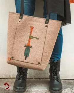 کیف نمدی| زرافه موتوری |giraffe