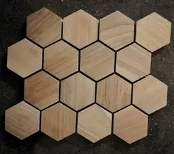 پنل چوبی ۶ ضلعی