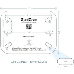 پایه سقفی پروژکتور  QualGear PRB-717
