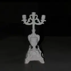 شمعدان سه شعله مدل سلطنتی یک