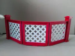 نرده کودک حصیری