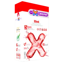 کاندوم هات ایکس دریم مدل Hot تنگ کننده ، تاخیری و خاردار