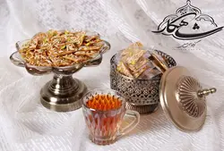 سوهان عسلي بلداجي زعفراني لقمه - فروشگاه اصل تبریز