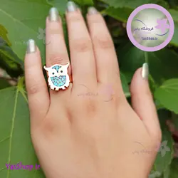 نیم ست دخترانه فیروزه کوب مدل جغد