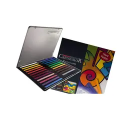گچ پاستل 24 رنگ جعبه فلزی کرتاکالر مدل 48024