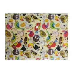 پوشه پاپکو دکمه دار و طرح دار A4