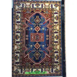 فرش گبه ماشینی طرح صدف عشایر