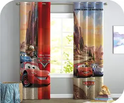 پرده چاپی پسرانه طرح کارتونی ماشین ها(کارز) -  هازان داتیس کد S895896