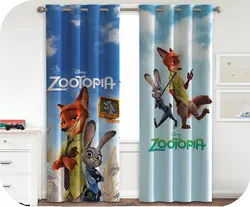 پرده چاپی طرحدار کودک + انیمیشن زوتوپیا - هازان داتیس کد S893894