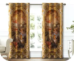 پرده چاپی طرح تابلو نقاشی فرانسوی - هازان داتیس کد S452