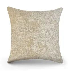 کوسن مربعی پتینه شاین کرم طلایی