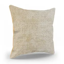 کوسن مربعی پتینه شاین کرم طلایی