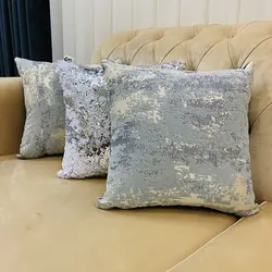 ست کوسن 3 عددی پتینه آبرنگی آبی آسمانی