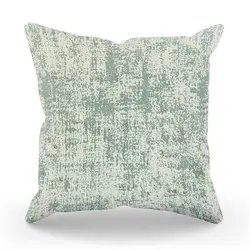 کوسن مربعی پتینه شاین سفید نقره ای