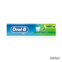 خمیر دندان خانواده ORAL-Bاورال-بی مدلSTRONG TEETH حجم130گرم  (اصل تاریخ انقضا طولانی)