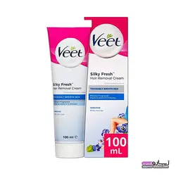 کرم موبر بدن VEETویت مدل SILKY FRESH SENSITIVE SKIN حجم 100میلی لیتر (سری جدید2024-با ضمانت اصالت کالا-تاریخ انقضا طولانی) - فروشگاه اینترنتی زیبارو آنلاین