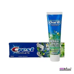 خمیردندان CRESTکرست مدل COMPLETE HERBAL FRESH حجم100میلی لیتر (سری جدید2024-با ضمانت اصالت کالا ساخت آلمان تاریخ انقضا طولانی) - فروشگاه اینترنتی زیبارو آنلاین