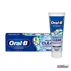 خمیردندان ORAL-Bاورال-بی مدل COMPLETE PROTECT & CLEAN PLUS حجم75گرم (با ضمانت اصالت کالا تاریخ انقضا طولانی) - فروشگاه اینترنتی زیبارو آنلاین